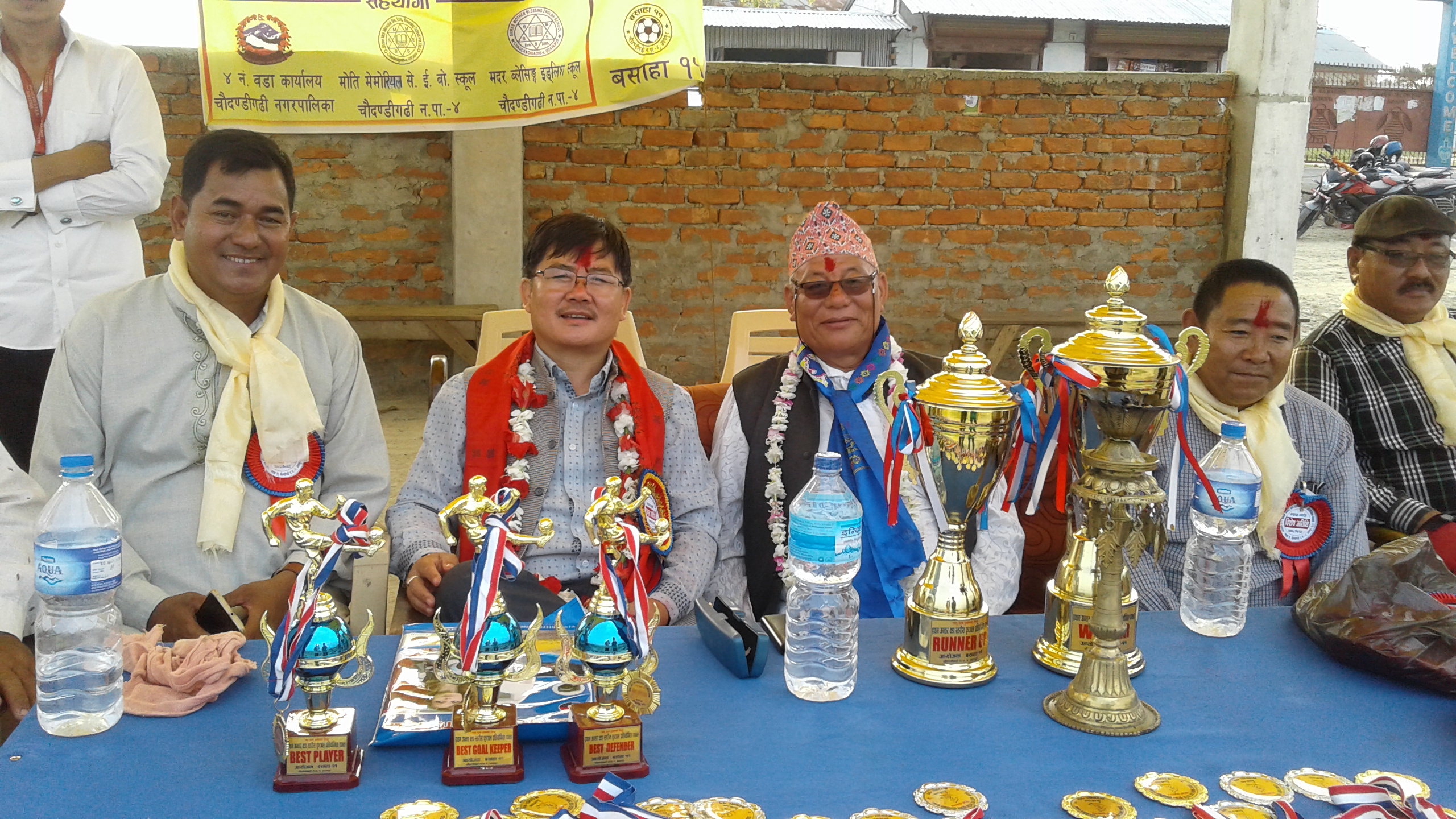 वडा स्तरीय फुटबलको उपाधी ३ नं वडालाई