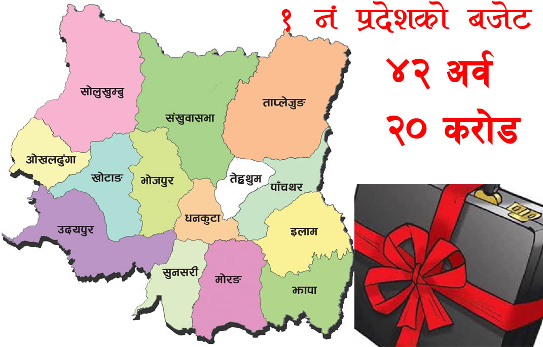 प्रदेश १ को ४२ अर्व २० करोड बजेट सार्वजनिक