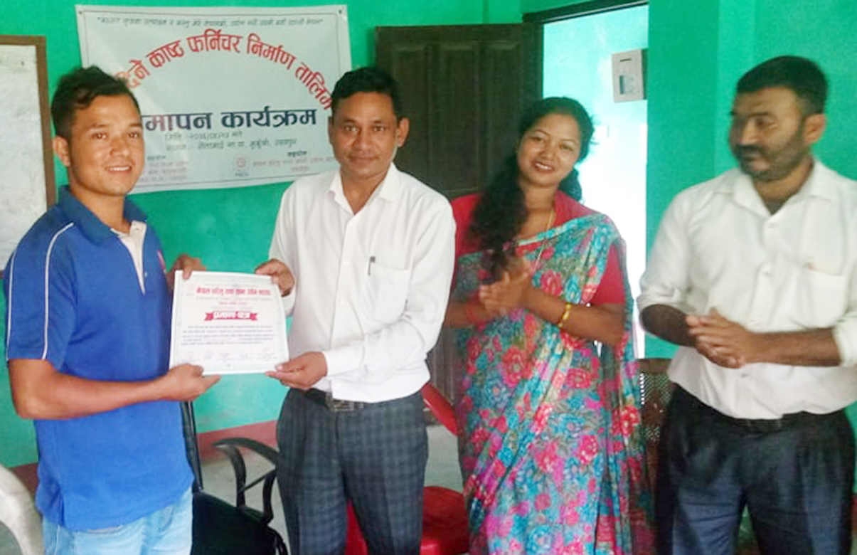 सिपविकास तालिम सम्पन्न
