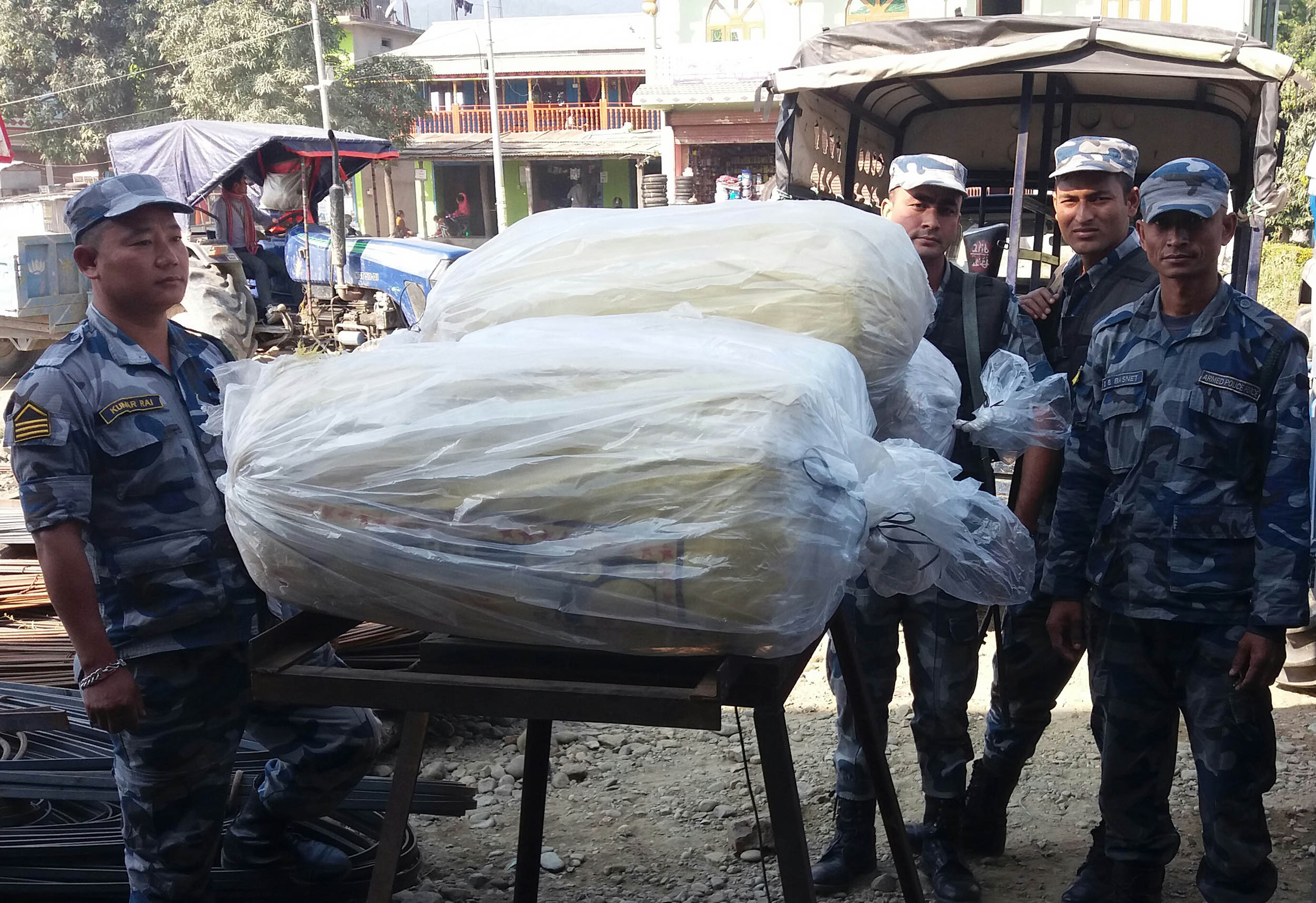 सशस्त्र प्रहरीद्धारा ठूलो परिणाममा लागु औषध बरामद