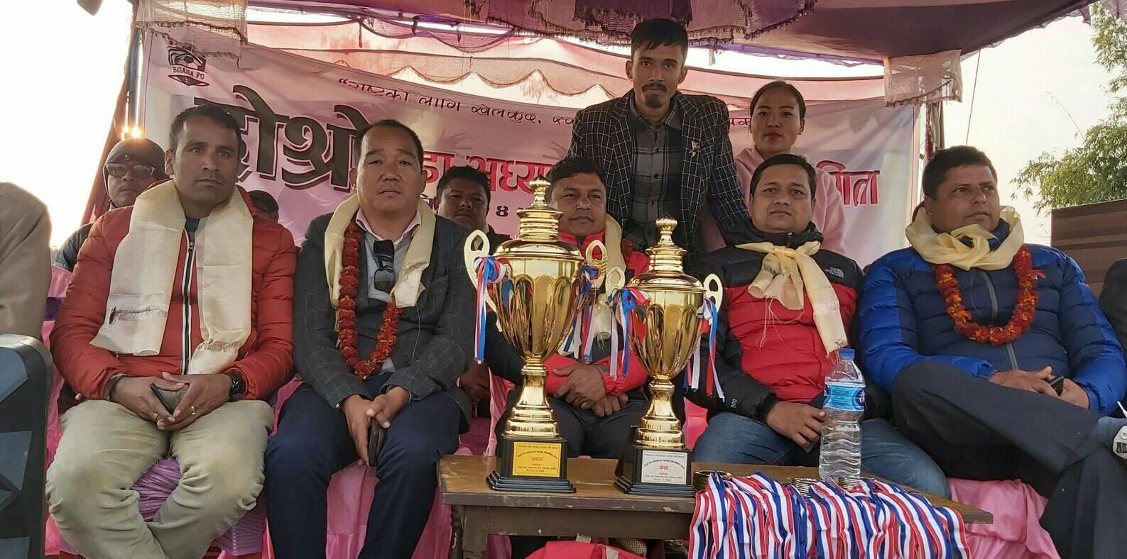 दोस्रो नगर स्तरीय वडा कपको उपाधी मोतिराजा युथ क्लवलाई