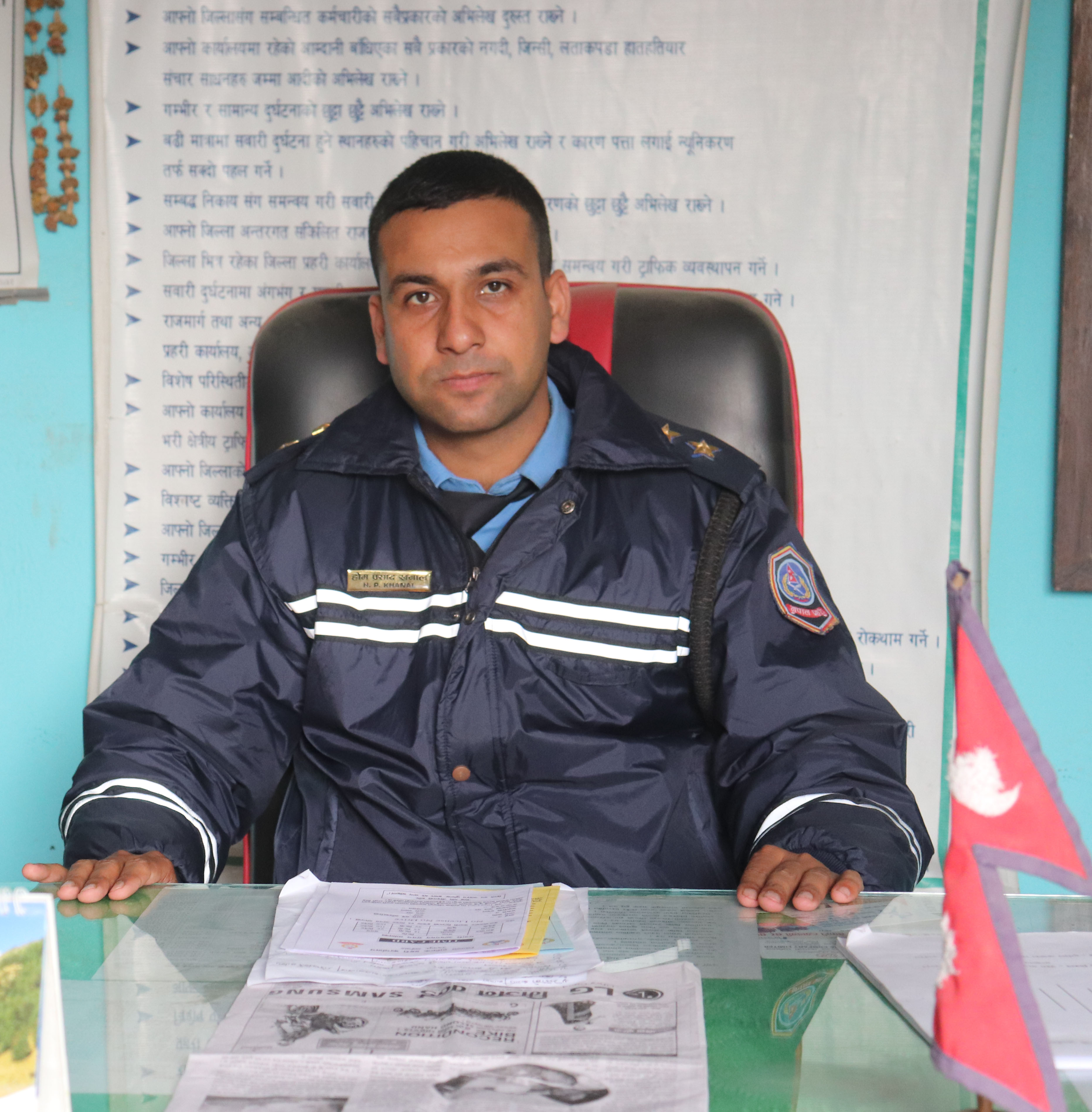 दुर्घटना न्युनिकरणलाई पहिलो प्राथामिकता दिन्छौ ः ट्राफिक इन्चार्ज खनाल