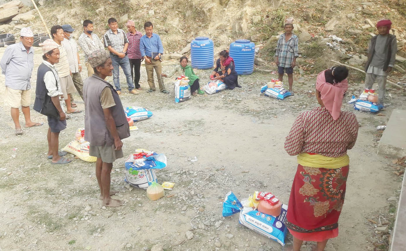 वडाको विपद् ब्यावस्थापन कोषबाट राहत वितरण