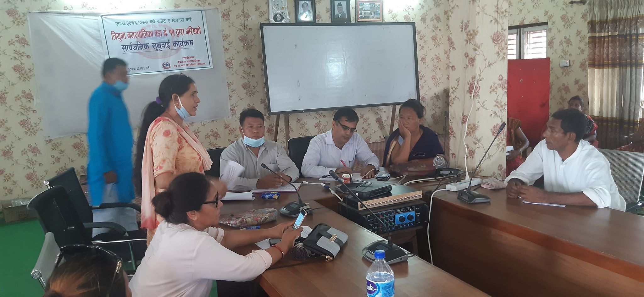 त्रिनपा ११ नं. वडाको सार्बजनिक सुनुवाई तथा वडागत याेजनाबारे छलफल