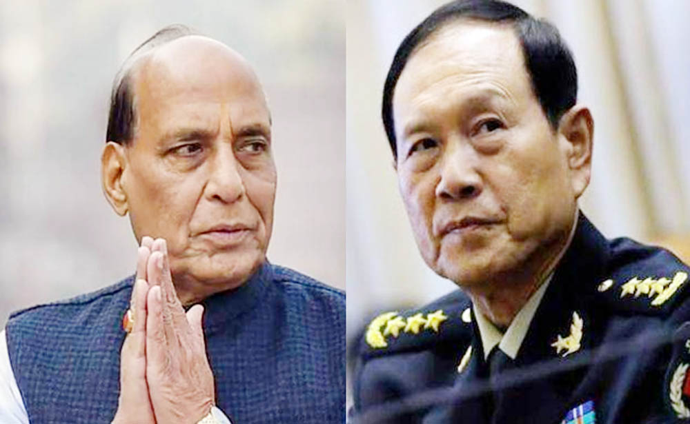 चीन र भारतका रक्षामन्त्रीबीच रुसमा वार्र्ता