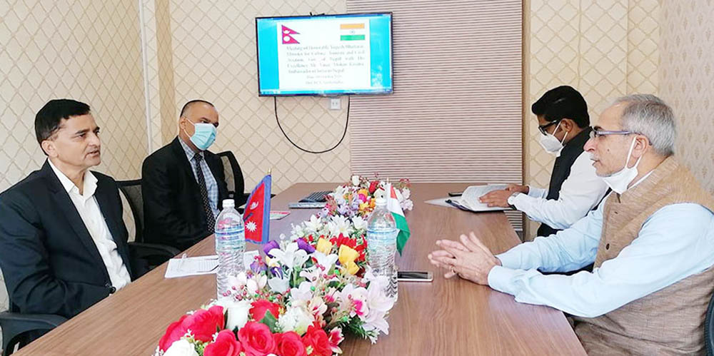 नेपाल–भारतबीच नयाँ हवाई प्रवेश विन्दु बारे छलफल