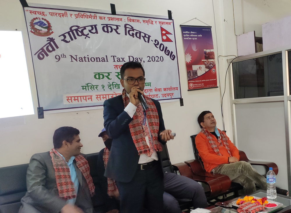 बिभिन्न कार्यक्रम गरी नवौँ कर दिवस गाईघाटमा सम्पन्न