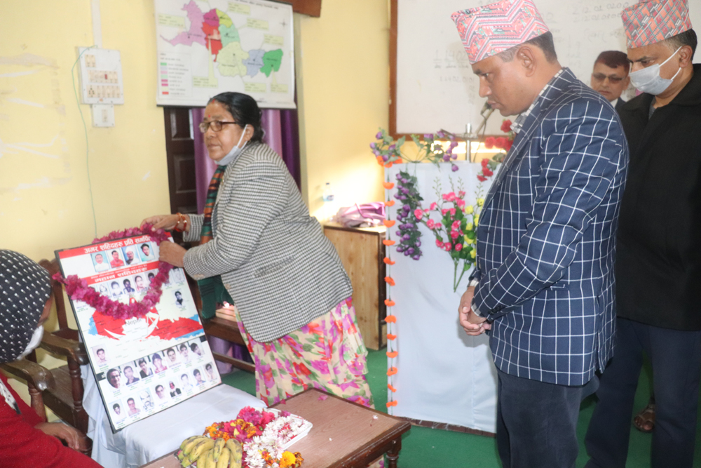 अमर सहिदहरुलाई सम्झदै उदयपुरमा पनि मनाइयो सहिद दिवस