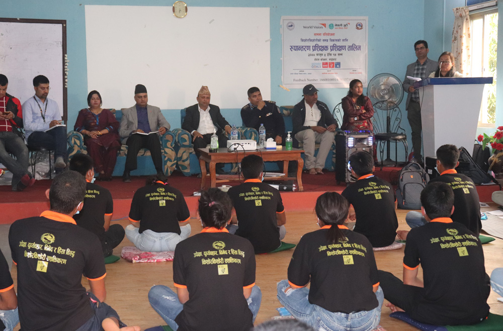 गाईघाटमा संञ्चालीत १० दिने किशोरकिशोरी समग्र बिकास तालिम सम्पन्न
