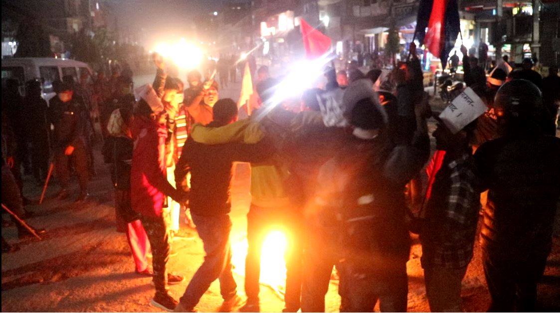 झाँक्रि रिहाईको माग गर्दै गाईघाटमा पनि राँके जुलुस प्रदर्शन, प्रदर्शनकै बेला रिहाई भईन् झाँक्रि