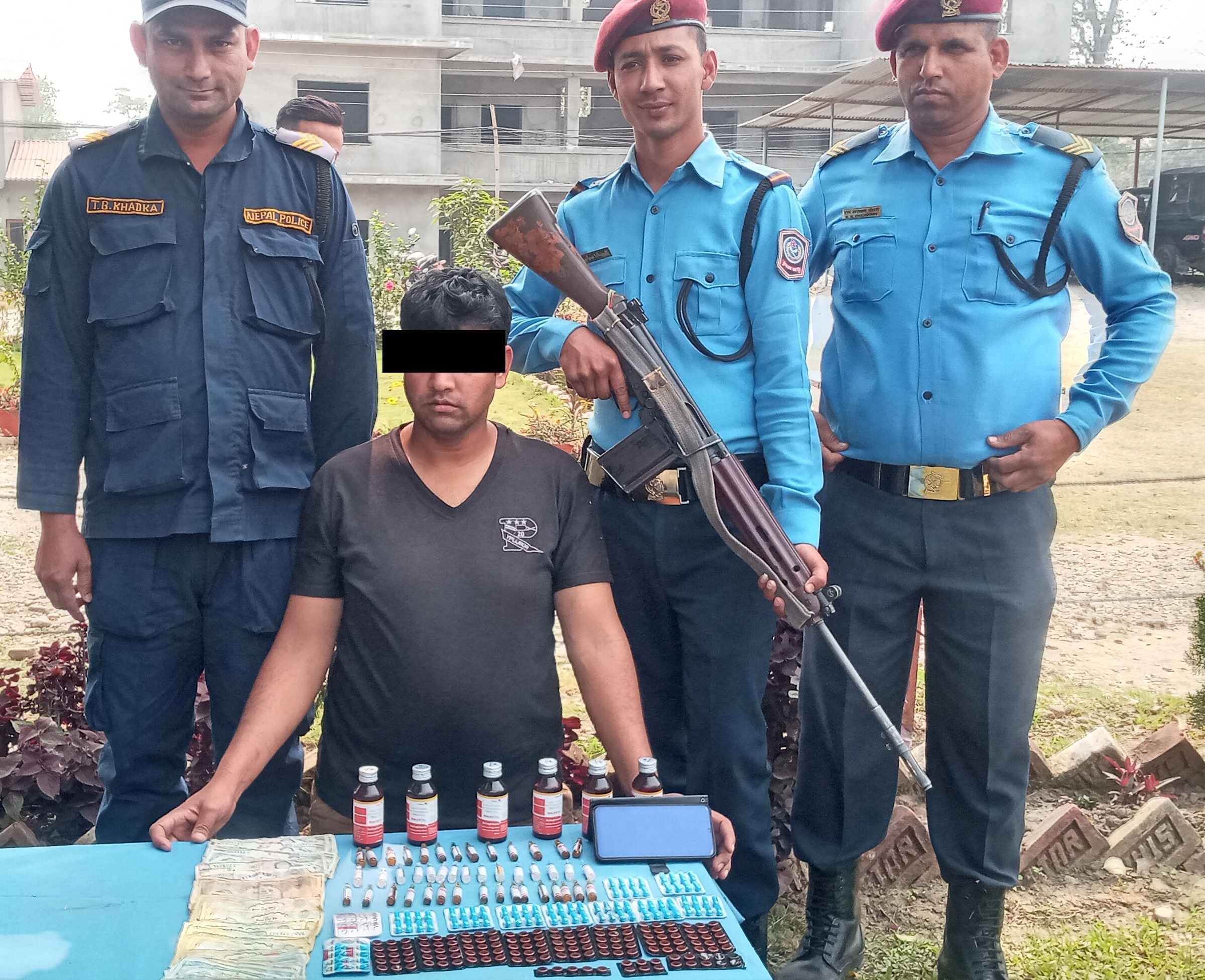 उदयपुरमा लागुऔषधसहित १ जना पक्राउ