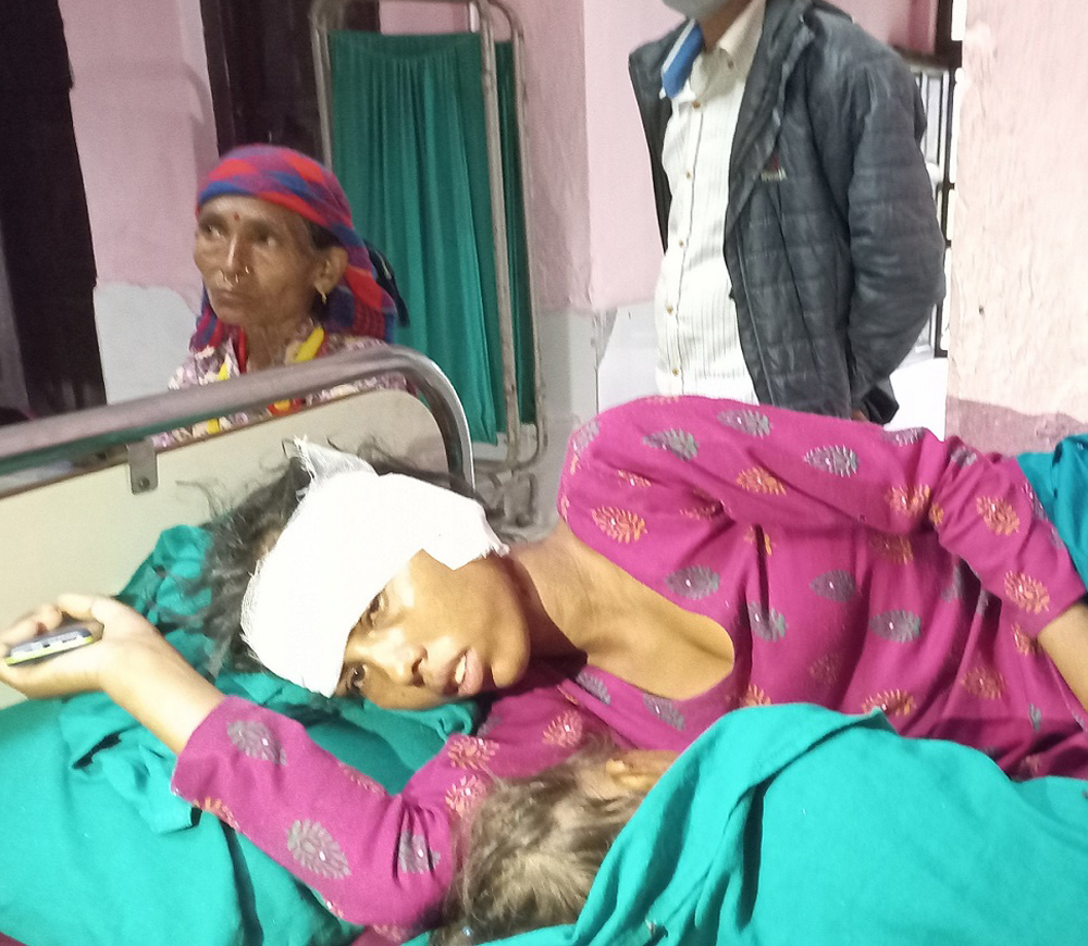 श्रीमतीको कान काट्ने श्रीमान पक्राउ