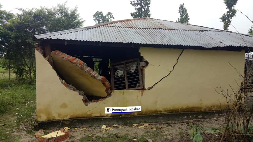 उदयपुरको बेलकामा जंगली हात्तिले एक हप्तामा गर्यो ८ लाख बढीको क्षती