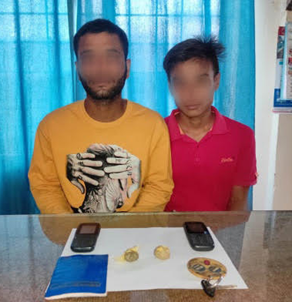 ब्राउन सुगरसहित दुई जना पक्राउ