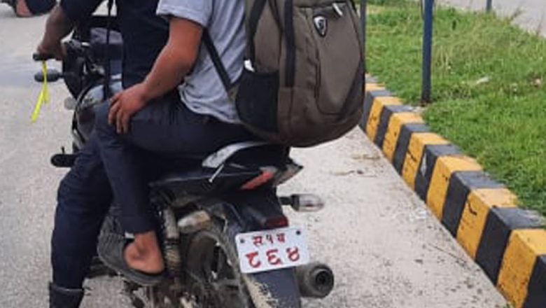 गाईघाटमा गाउँपालिकाको कर्मचारी चडेको मोटरसाईलले ठक्कर दिँदा बालक घाईते
