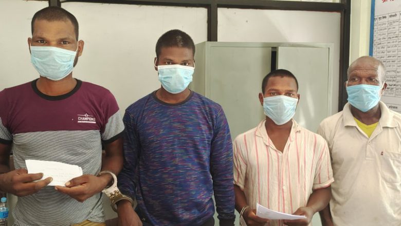 शरिरको भाग टुक्रा टुक्रा पारी धोन्नी टुडुको हत्यामा संलग्न ४ जनालाई प्रहरीले सार्वजानिक गर्यो