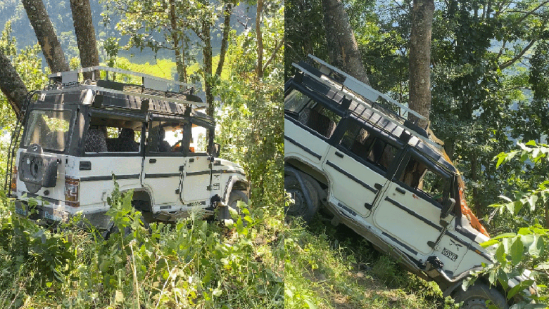 ताप्लेजुङमा जीप दुर्घटना हुँदा १० जना घाईते