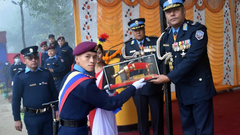 प्रहरी जवानको तीन महिने प्राविधिक तालिक सम्पन्न