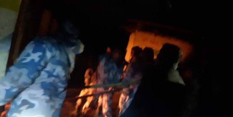 गाईघाटमा गएराति आगलागिबाट ठुलाे क्षती