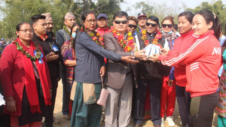 उदयपुरको चौदण्डीमा प्रदेश स्तरीय ह्याडवल प्रतियोगीता सुरु