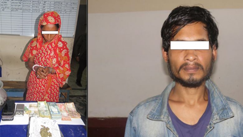 झापामा लागुऔषध सहित आमा छोरा पक्राउ