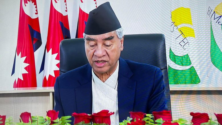 पाँचौँ बिम्स्टेक शिखर सम्मेलनः क्षेत्रीय सहयोग प्रवद्र्धनमा प्रधानमन्त्री देउवाकोे जोड