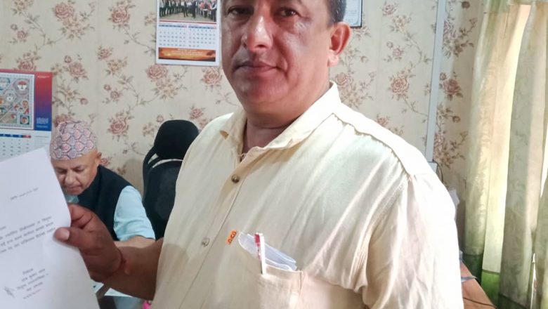 त्रिनपा ५ का वडाध्यक्ष केदार थापाले दिए राजिनामा