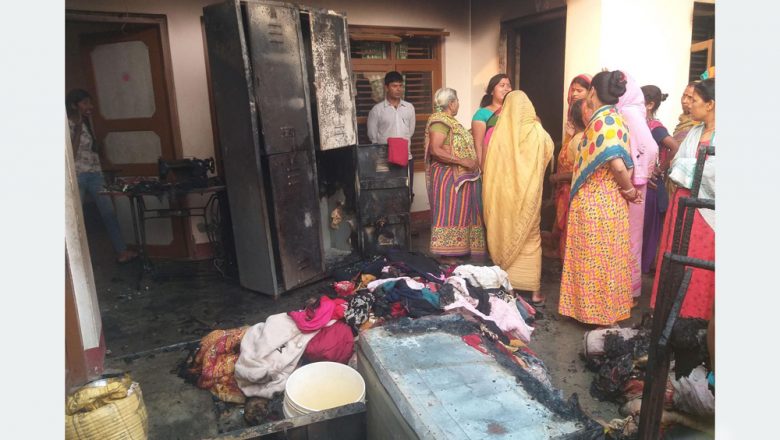 नेपाली कांग्रेस नेता मल्लको घरमा आगलगी
