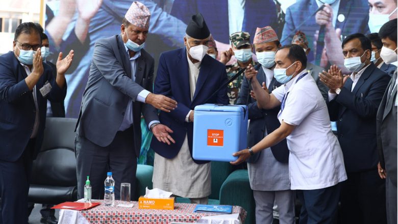 प्रधानमन्त्रीद्वारा टाइफाइड खोप अभियान शुभारम्भ
