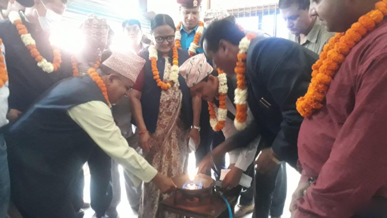 घोराहीमा जैविक ग्यास उत्पादन प्लान्टको उद्घाटन