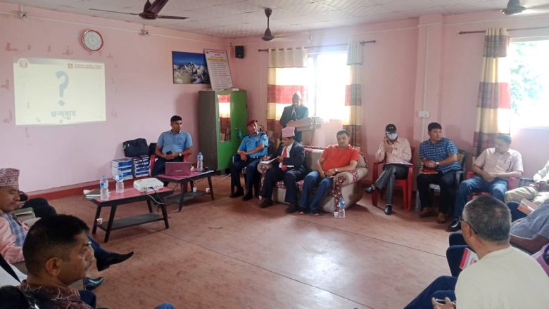 उदयपुरमा पत्रकारसँग निर्बाचन आचारसंहिता सम्बन्धि अभिमुखिकरण कार्यक्रम सम्पन्न