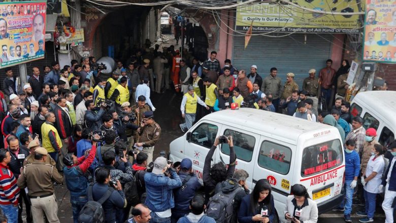 दिल्लीस्थितमा आगलागी २० जनाको मृत्य