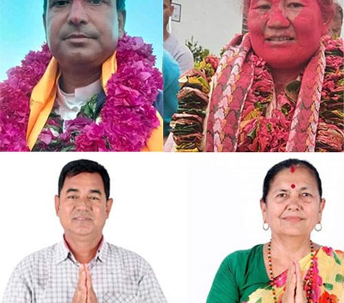 चौदण्डीगढीमा दुवै पदमा एमाले र बेलकामा प्रमुखमा गठबन्धन (काङ्ग्रेस) उपप्रमुखमा एमालेको जीत