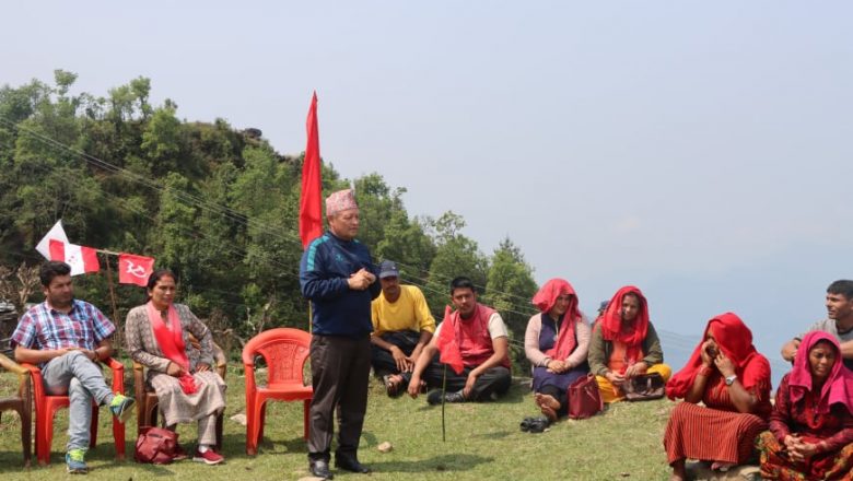 पर्वतको मोदीमा गठबन्धनको चुनावी रौनक