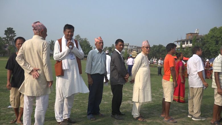 मेयर पदका उम्मेदवारहरु चौधरी, राउत र बस्नेतले गरे मतदान