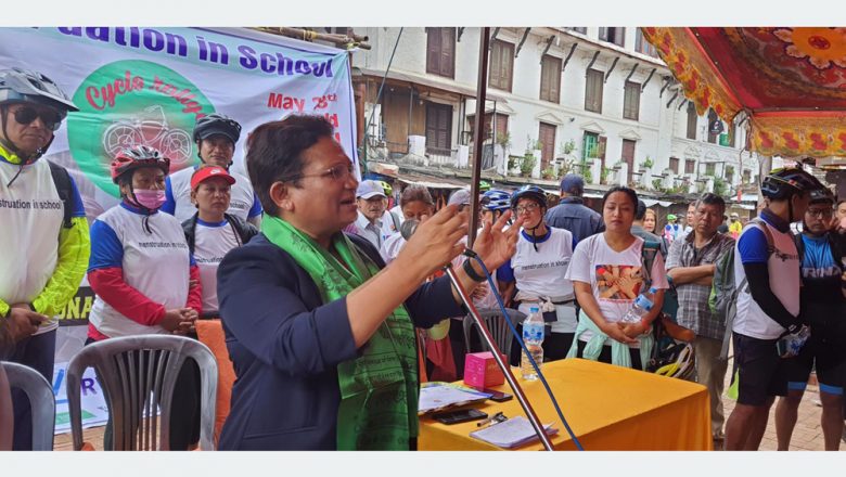 महिनावारी महिलाको मातृत्व क्षमताको पहिचान हो : मन्त्री भुसाल