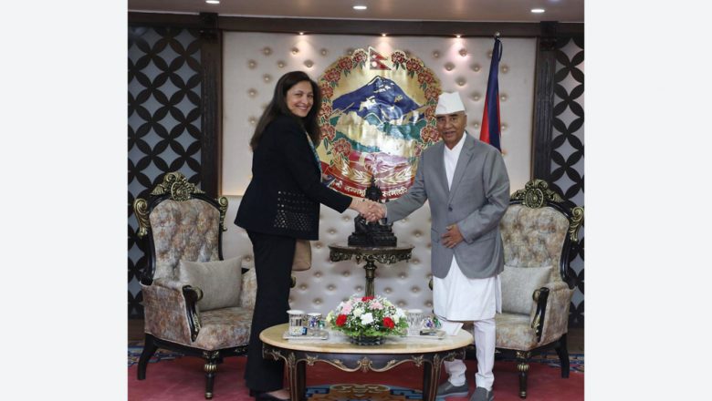 प्रधानमन्त्री देउवासँग अमेरिकी उपविदेशमन्त्रीको शिष्टाचार भेट
