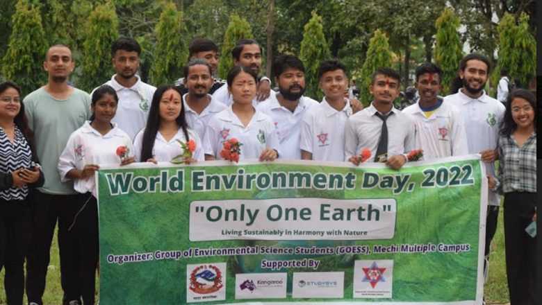 विश्व वातावरण दिवसमा मेची क्याम्पसमा मिनी म्याराथोन र वृक्षारोपण