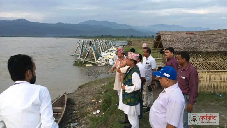 उदयपुर र सुनसरी सिमानाको शप्तकोशी नदीमा चादनी मोडेलको झोलुङगे पुल बन्ने