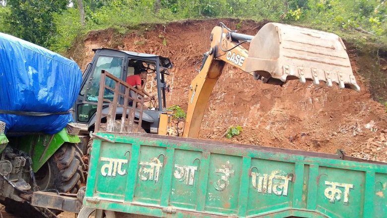 ताप्लीमा सडक मर्मत संम्भारको काम तिव्र