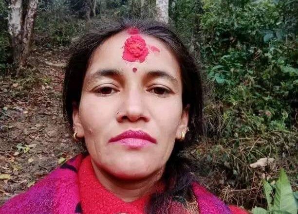 त्रिनपा १५ कां वडाअध्यक्ष तिमिल्सिनालाई पत्नी सोक