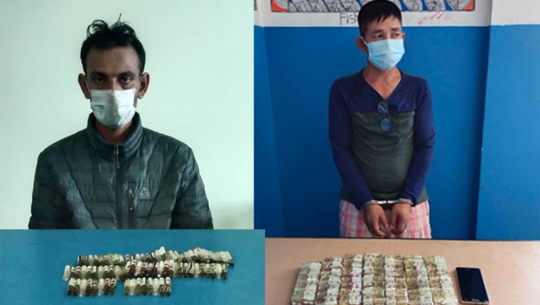 लागुऔषध ट्याब्लेटसहित २ जना पक्राउ