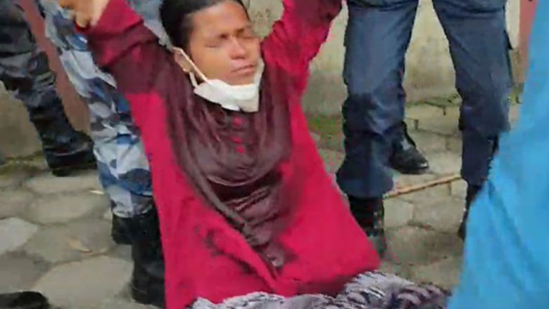 न्याय नपाएको भन्दै राष्ट्रपति भवनअघि आत्मदाह गर्न खोज्ने निहारिका पक्राउ