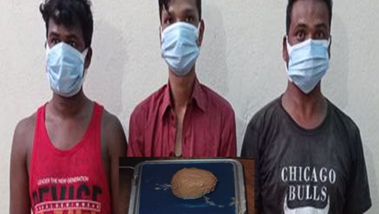 लागुऔषध कारोबारमा संग्लग्न १ भारतीय नागरिकसहित ३ जना पक्राउ