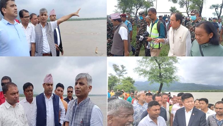 डुवान क्षेत्रमा मन्त्रीको लस्कर : पिडित व्यवस्थापनको छैन योजना