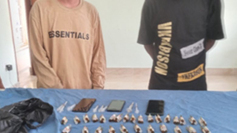 उदयपुरमा लागुऔषध सहित दुई युवक पक्राउ