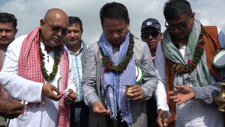 बरुवा क्याम्पसको पुस्तकालय भवन सिल्यान्यास