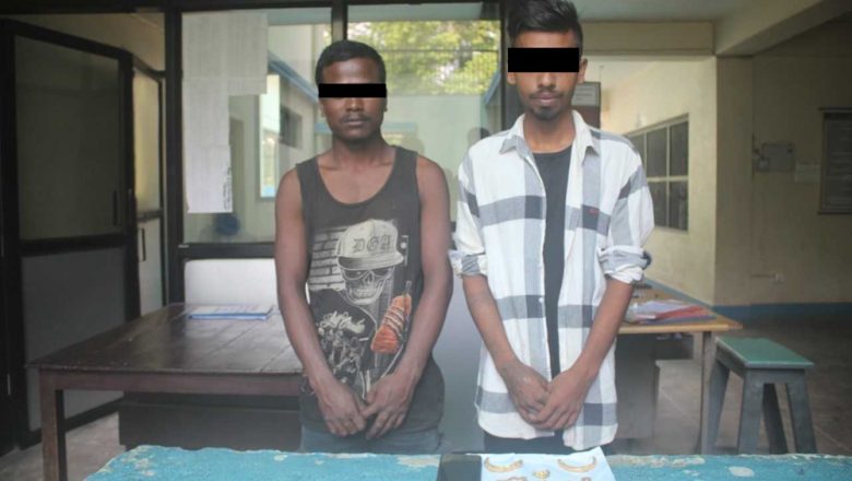 चोरी गरेको आरोपमा २ युवक पक्राउ