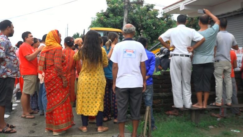 गाईघाटमा पुटपाथ तथा अबैधानि सडक आसपास बनेका संरचना हटाउन सुरु