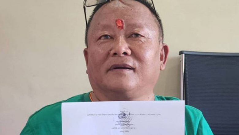 कांग्रेसद्धारा उदयपुरका रामकुमार राई कार्वाहीमा